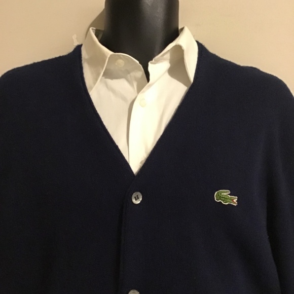 🔥Vintage Lacoste, great cond, exceptional, navy blue, large, a must, buy now🔥 - Picture 2 of 9